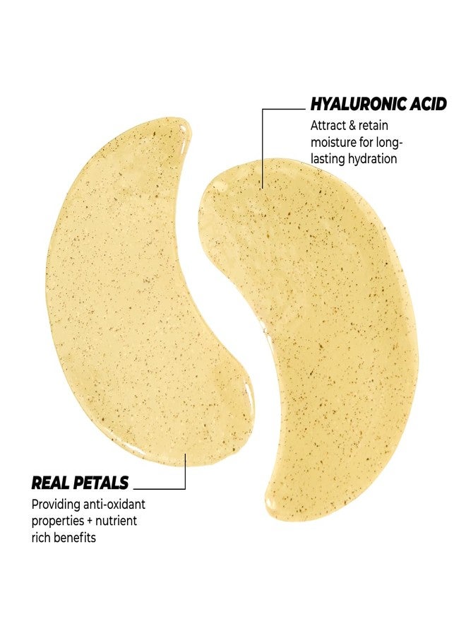 Vitamasques Hydrogel Eye Pads - Infused with Real Petals, Under Eye Mask, Birthday Gifts For Women, Reduce Dark Circles, Puffy Eyes, Undereye Bags, Wrinkles - Under Eye Patches (Pack of 3) - Image 4